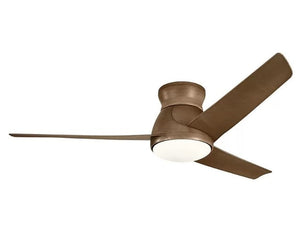 JS-LXR Modern AC 60” Ceiling Designer Fans with Light 9413-Walnut