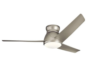 JS-LXR Modern AC 60” Ceiling Designer Fans with Light 9416-Brushed Nickel