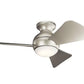 JS-LXR Modern AC 34” Ceiling Designer Fans with Light 9417-Brushed Nickel