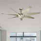 JS-LXR Modern BLDC 54” Ceiling Designer Fans 9437-Antique Satin Silver