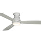 JS-LXR Modern AC 44” Ceiling Designer Fans with Light FA0001-44”-Matt White Motor & Matt White Blades