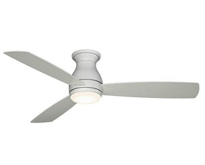 JS-LXR Modern AC 44” Ceiling Designer Fans with Light FA0001-44”-Matt White Motor & Matt White Blades