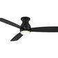 JS-LXR Modern AC 44” Ceiling Designer Fans with Light FA0002-44”-ark Bronze Motor & Dark Bronze Blade