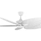 JS-LXR Tropical AC 52” Ceiling Designer Fans FA0045-Antique Brass motor & Walnut Wooden Blades