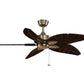 JS-LXR Tropical AC 52” Ceiling Designer Fans FA0047-Antique Brass