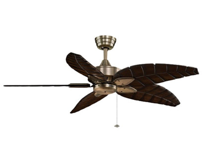 JS-LXR Tropical AC 52” Ceiling Designer Fans FA0047-Antique Brass