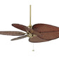 JS-LXR Tropical AC 52” Ceiling Designer Fans FA0097-Antique Brass