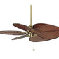 JS-LXR Tropical AC 52” Ceiling Designer Fans FA0097-Antique Brass