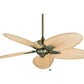 JS-LXR Tropical AC 52” Ceiling Designer Fans LE NNN25-Antique Brass