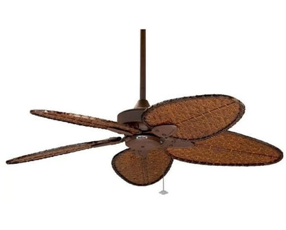 JS-LXR Tropical AC 52” Ceiling Designer Fans LE NNN26-Rust Finish