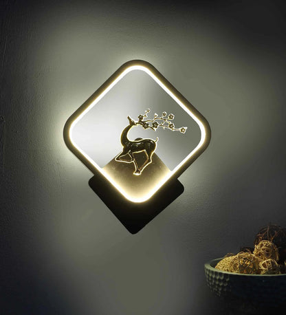 Luxora Black Iron Wall Light  | Inbuilt LED |  | Eliante by Jainsons Lights