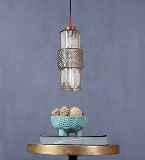 Luxora Rose Gold Iron Hanging Light  | Inbuilt LED |  | Eliante by Jainsons Lights
