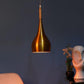 Gold Iron Hanging Light - E27 holder - without Bulb - M-118-1LP