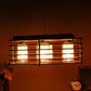wooden Wood Hanging Light M-19-REC-NEW-DESIGN-4LP