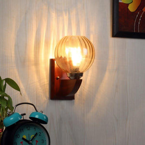 Brown wood Wall Lights -M-2222-1W - Included Bulbs