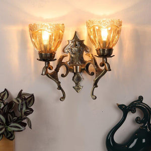 Antique Brass aluminium  Wall Lights -M-3003-2W - Included Bulbs