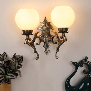 Antique Brass aluminium  Wall Lights -M-3004-2W - Included Bulbs
