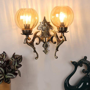 Antique Brass aluminium  Wall Lights -M-3005-2W - Included Bulbs