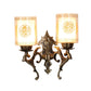 Antique Brass aluminium  Wall Lights -M-3007-2W - Included Bulbs