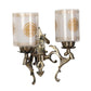 Antique Brass aluminium  Wall Lights -M-3007-2W - Included Bulbs