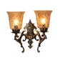 Antique Brass aluminium  Wall Lights -M-3010-2W - Included Bulbs