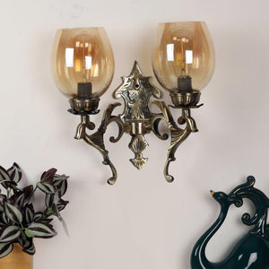 Antique Brass aluminium  Wall Lights -M-3012-2W - Included Bulbs