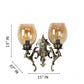 Antique Brass aluminium  Wall Lights -M-3012-2W - Included Bulbs