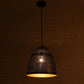 Black Metal Hanging Light - M-61-1P-BK-GD - Included Bulb