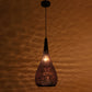 Black Metal Hanging Light - M-62-1P-BK-GD - Included Bulb