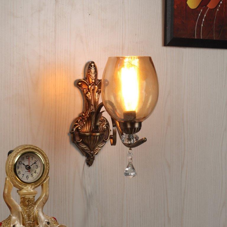 Antique Brass iron Wall Lights -M-7010-1W - Included Bulbs