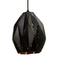 ELIANTE Black Iron Base Black White Shade Hanging Light - M-71-1Lp - Bulb Included