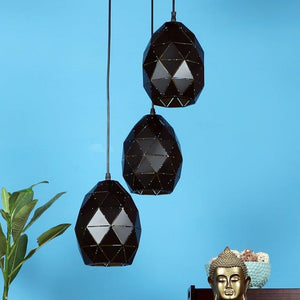 Grupo Black Iron Hanging Lights - E27 holder - without Bulb - M-87-3LP