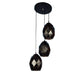 Grupo Black Iron Hanging Lights - E27 holder - without Bulb - M-87-3LP