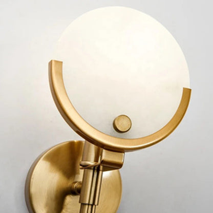 JS-SCH Marber Gold Antique Brass Luxury Wall lights