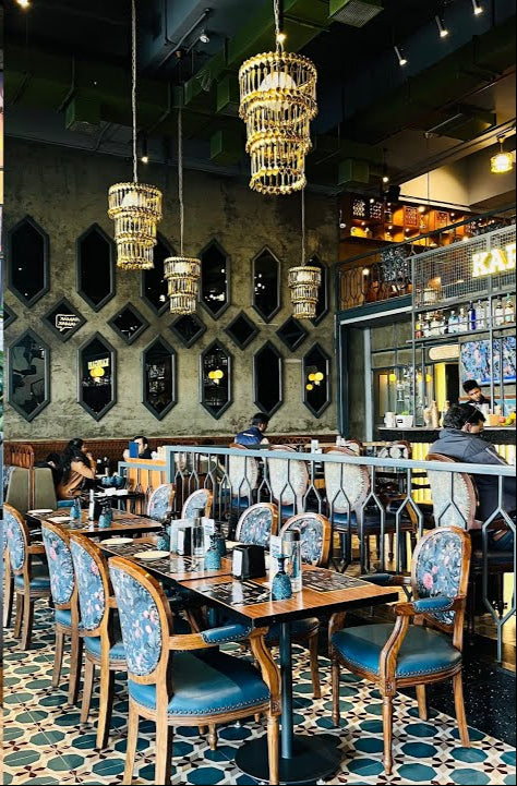Karigari Restaurant's Culinary-Themed Custom Chandelier