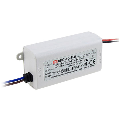 Mean well 12-48vx0.7a Constant Current Drivers APC-16-350 IP42