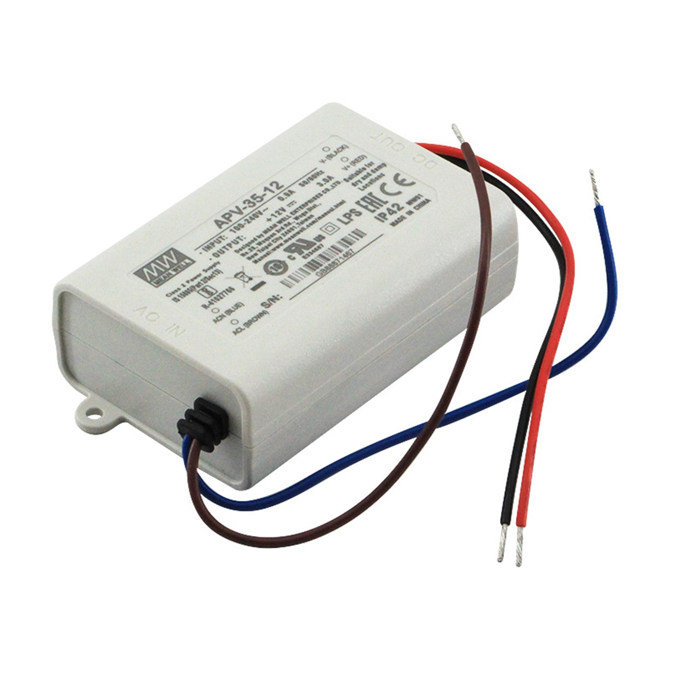 Mean well 12vx3a Constant Voltage Drivers APV-35-12 IP42