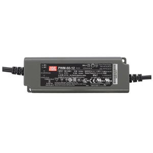 Mean well 12vx5a Constant Voltage Dimmable Driver PWM-60-12 IP67