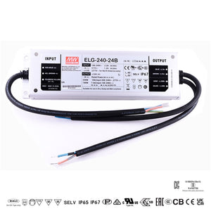 Mean well 24vx10a Constant Voltage Dimmable Driver ELG-240-24B