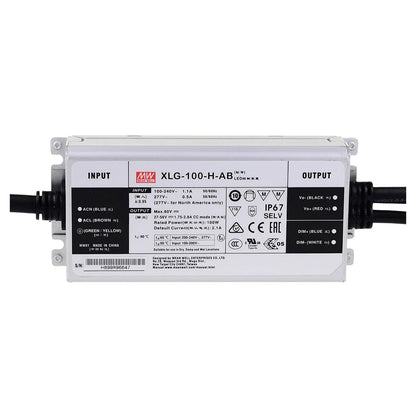 Mean well 27-56vx2.1a Constant Current with output Current adjustment XLG-100I-H-A IP67