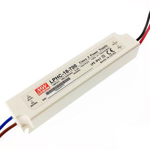 Mean well 6-25vx0.7a Constant Current Drivers LPHC-18-700 IP67