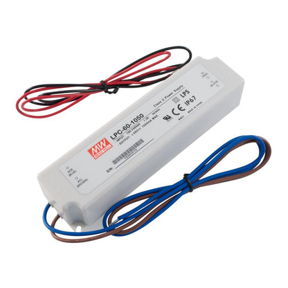 Mean well 9 - 48vx1.05a Constant Current Drivers LPC-60-1050 IP67