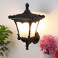 Medium Black Metal Outdoor Wall Light | 0066-wall mdium | Included Bulb | Eliante by Jainsons Lights