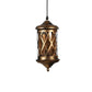 Antique Gold Iron Hanging Light - E27 holder - without Bulb - MH-0094-1LP