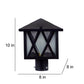 ELIANTE Black Iron Gate Light- MINI-2019-BK-GL - without bulb