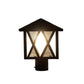 ELIANTE Black Iron Gate Light- MINI-2019-BK-GL - without bulb