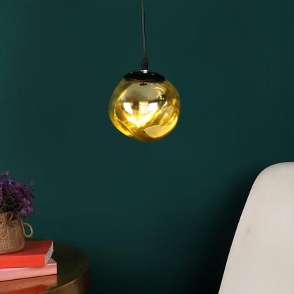 Gloomy Black Metal Hanging Light - ML-4-1LP - Included Bulbs