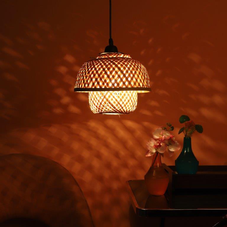 Eliante Cuenco Black Iron Hanging Light - E27 holder - without Bulb - MN-103-1H