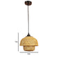 Eliante Cuenco Black Iron Hanging Light - E27 holder - without Bulb - MN-103-1H