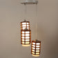 White Metal Hanging Light - MN-W-1001-3LP - Included Bulb